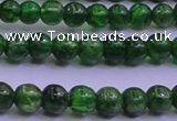 CDP02 15.5 inches 4mm round A- grade diopside gemstone beads