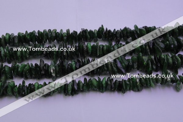 CDP71 15.5 inches 5*10mm - 8*15mm diopside chips gemstone beads