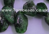 CDP75 15.5 inches 8*15mm - 10*20mm diopside chips gemstone beads