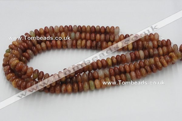 CDQ17 15.5 inches 3*6mm rondelle natural red quartz beads wholesale