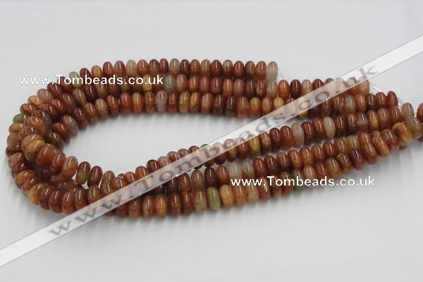 CDQ18 15.5 inches 4*8mm rondelle natural red quartz beads wholesale