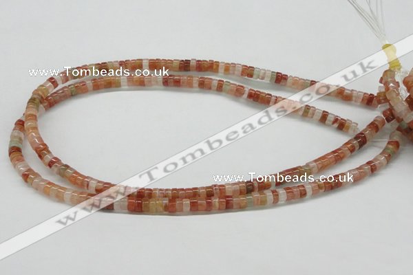 CDQ29 15.5 inches 2*4mm rondelle natural red quartz beads