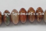 CDQ32 15.5 inches 10*18mm rondelle natural red quartz beads wholesale