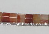 CDQ36 15.5 inches 8*8mm cube natural red quartz beads wholesale