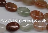 CDQ51 15.5 inches 10*14mm oval natural red quartz beads wholesale