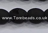 CDQ629 8 inches 10*12mm rice druzy quartz beads wholesale