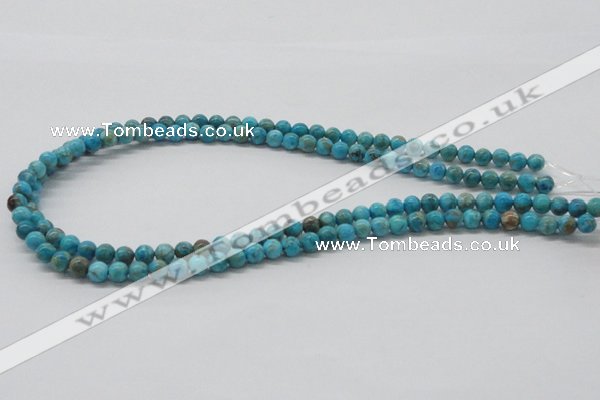 CDS01 16 inches 6mm round dyed serpentine jasper beads wholesale