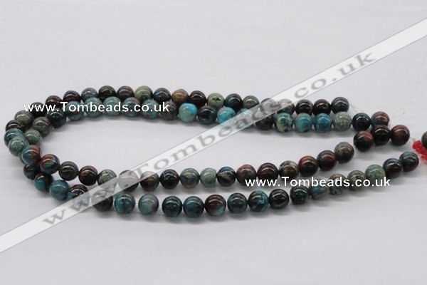 CDS07 16 inches 10mm round dyed serpentine jasper beads wholesale