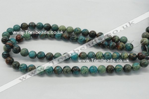 CDS08 16 inches 12mm round dyed serpentine jasper beads wholesale