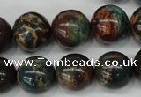 CDS190 15.5 inches 16mm round dyed serpentine jasper beads