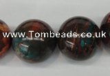 CDS193 15.5 inches 22mm round dyed serpentine jasper beads