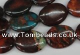 CDS209 15.5 inches 15*20mm oval dyed serpentine jasper beads