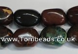 CDS258 15.5 inches 12*17mm nuggets dyed serpentine jasper beads