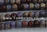 CDS276 15 inches 3*5mm rondelle dyed serpentine jasper beads