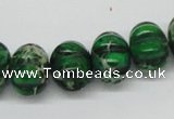 CDT75 15.5 inches 12*16mm pumpkin dyed aqua terra jasper beads