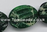 CDT78 15.5 inches 26*33mm star fruit shaped dyed aqua terra jasper beads