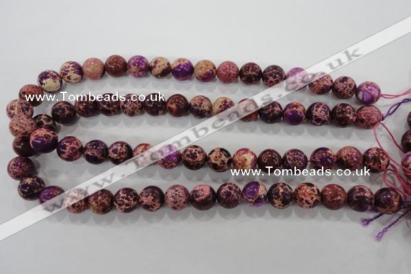 CDT833 15.5 inches 10mm round dyed aqua terra jasper beads wholesale
