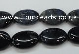 CDU08 15.5 inches 13*18mm oval natural blue dumortierite beads