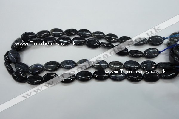 CDU08 15.5 inches 13*18mm oval natural blue dumortierite beads