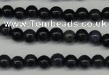 CDU100 15.5 inches 4mm round blue dumortierite beads wholesale