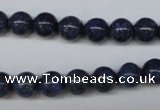 CDU102 15.5 inches 8mm round blue dumortierite beads wholesale