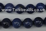 CDU104 15.5 inches 12mm round blue dumortierite beads wholesale