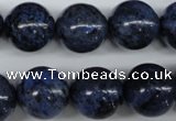 CDU108 15.5 inches 20mm round blue dumortierite beads wholesale