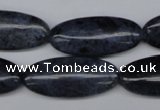 CDU130 15.5 inches 13*30mm marquise blue dumortierite beads