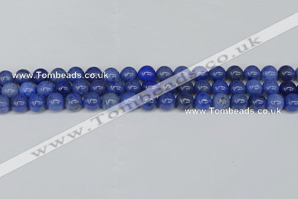 CDU342 15.5 inches 8mm round blue dumortierite beads wholesale