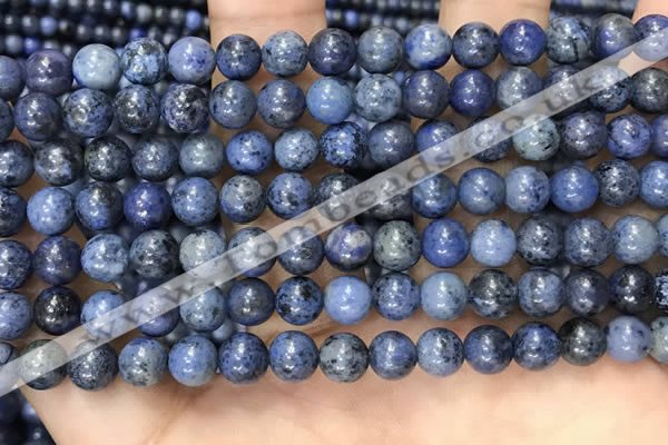 CDU351 15.5 inches 6mm round blue dumortierite beads wholesale