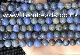 CDU362 15.5 inches 8mm round sunset dumortierite beads wholesale