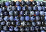 CDU403 15 inches 10mm faceted round dumortierite beads wholesale