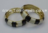 CEB164 19mm width gold plated alloy with enamel bangles wholesale