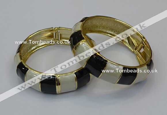 CEB164 19mm width gold plated alloy with enamel bangles wholesale