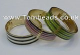 CEB183 20mm width gold plated alloy with enamel bangles wholesale