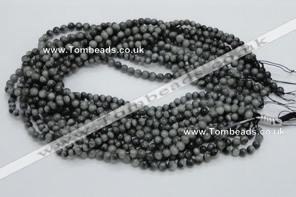 CEE02 15.5 inches 6mm round eagle eye jasper beads wholesale