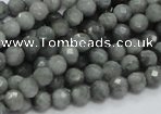 CEE19 15.5 inches 6mm faceted round eagle eye jasper beads wholesale