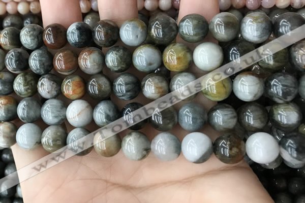 CEE526 15.5 inches 10mm round eagle eye jasper beads wholesale