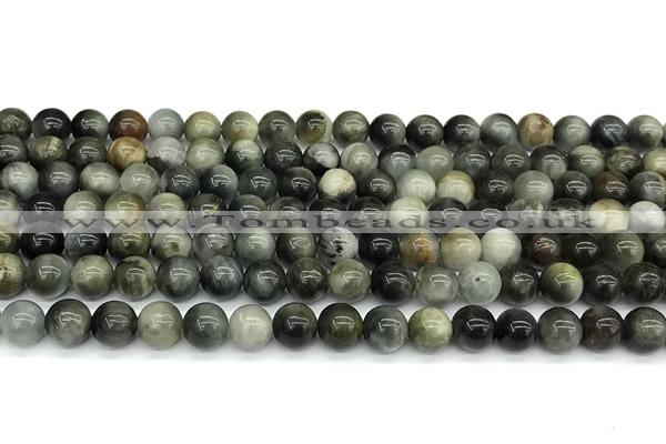 CEE550 15 inches 6mm round eagle eye jasper beads