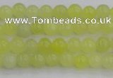 CEJ200 15.5 inches 4mm round lemon jade beads wholesale