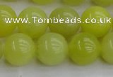 CEJ203 15.5 inches 10mm round lemon jade beads wholesale