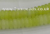 CEJ211 15.5 inches 2*6mm rondelle lemon jade beads wholesale