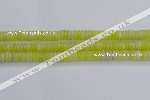 CEJ212 15.5 inches 3*8mm rondelle lemon jade beads wholesale