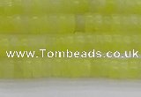 CEJ219 15.5 inches 2*4mm heishi lemon jade beads wholesale