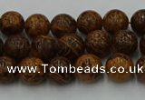 CEJ301 15.5 inches 6mm round elephant skin jasper beads wholesale