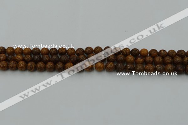 CEJ301 15.5 inches 6mm round elephant skin jasper beads wholesale