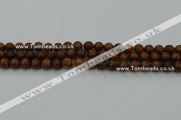 CEJ302 15.5 inches 8mm round elephant skin jasper beads wholesale