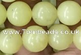 CEJ353 15.5 inches 10mm round lemon jade beads wholesale