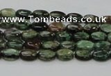 CEM10 15.5 inches 6*8mm oval emerald gemstone beads wholesale