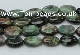 CEM11 15.5 inches 8*12mm oval emerald gemstone beads wholesale